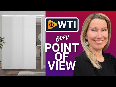 Adjustable Panel Track Blinds Blackout Vertical Blinds with Valance - WTI product video review