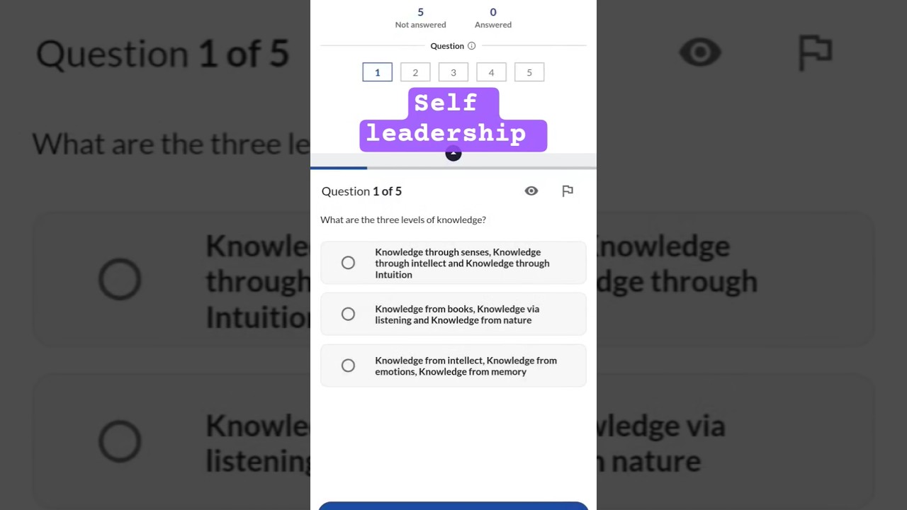 Self leadership #Igot Karmayogi #Quiz