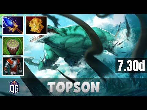 OG.Topson | Tidehunter | OG vs THUNDERP | Dota 2 Pro Gameplay - Patche 7.30d
