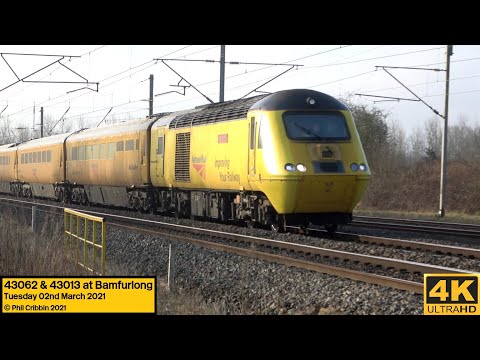 43062 & 43013 at Bamfurlong - 02nd March 2021