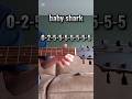 Baby Shark Guitar Tutorial For Beginners