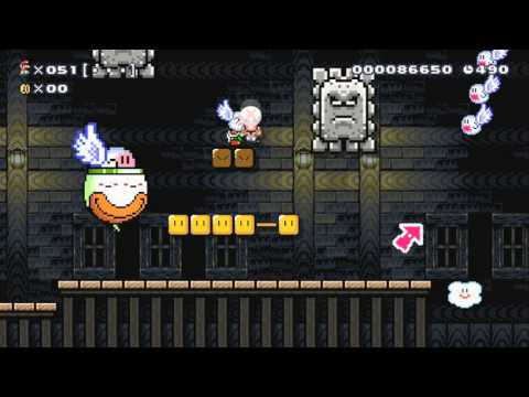Super Mario Maker - 100 Mario Herausforderung Schwer Teil 2 [Deutsch/German]