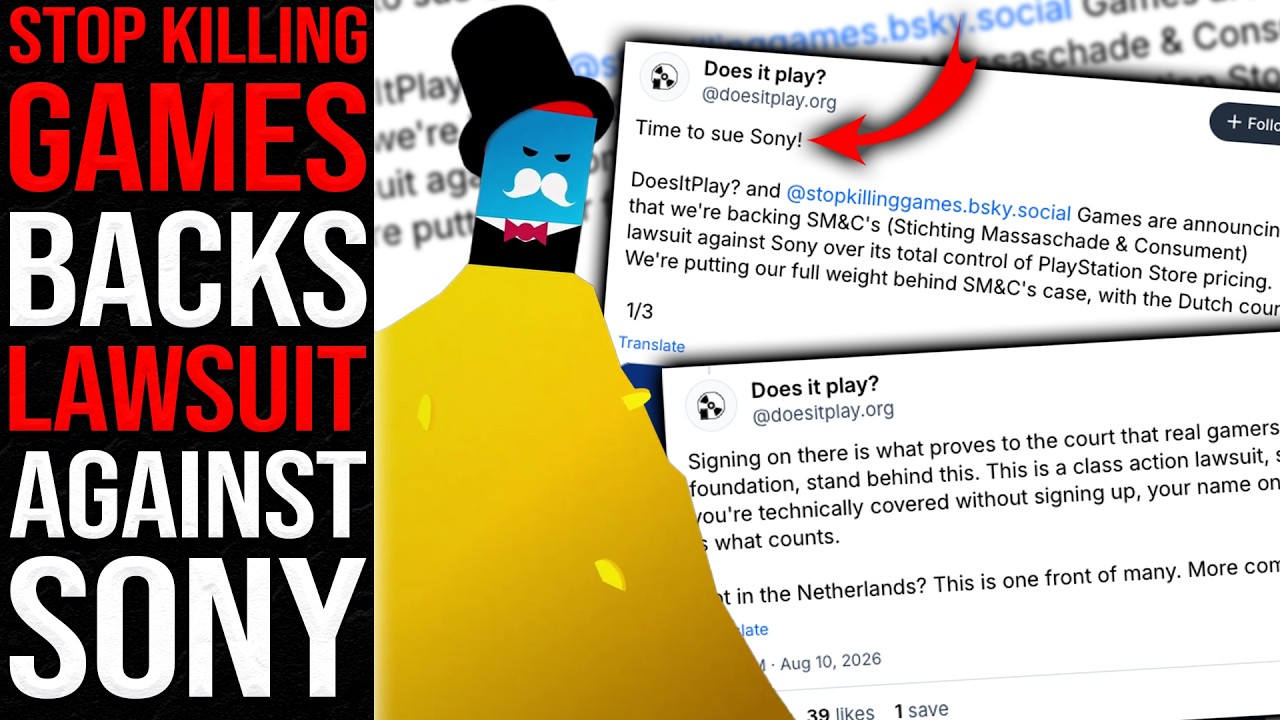 Sony Lawsuit Backed by Stop Killing Games — Inside Games Daily