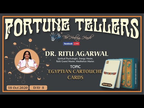 Egyptian cartouche cards - future prediction cards