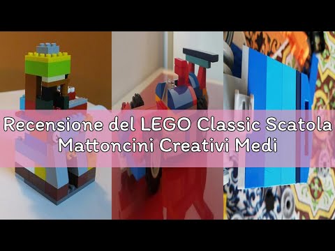 Recensione del LEGO Classic Scatola Mattoncini Creativi Media, Set per Costruire Fiori, Macchina, Tr