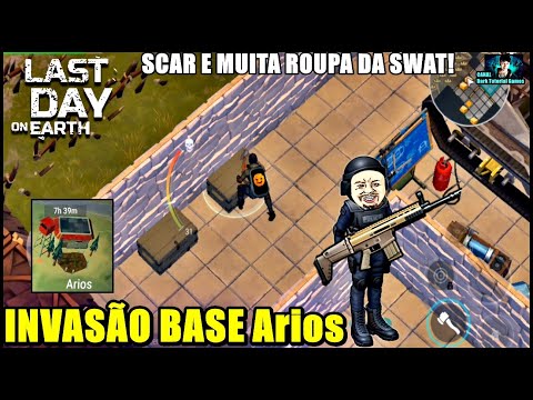 ●CONSEGUI SCAR E MUITA ROUPA DA SWAT! INVASÃO BASE Arios 👁 Last Day On Earth