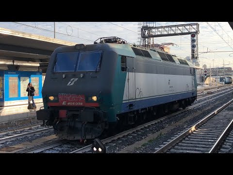 LIS Faenza - Bologna Interporto E405.038 MIR in transito a Bologna Centrale