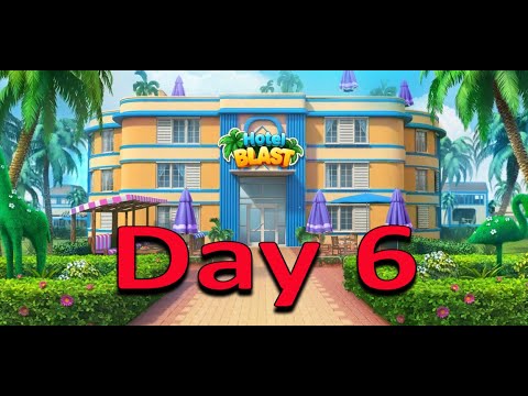 Hotel Blast Gameplay Walkthrough - Hotel Blast Day 6