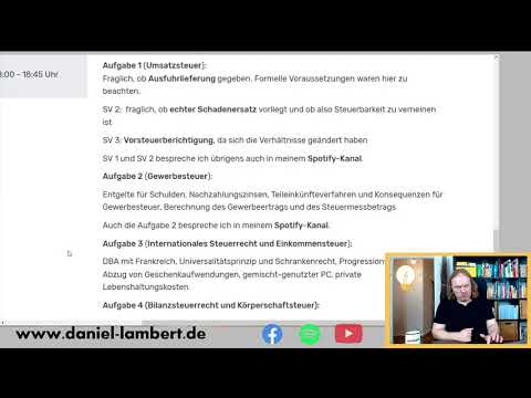 Lambert-Gratiswebinar Klausurbesprechung IHK-Prüfung Bilanzbuchhalter H 2019