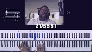 Come by Here Walter Hawkins piano tutorial