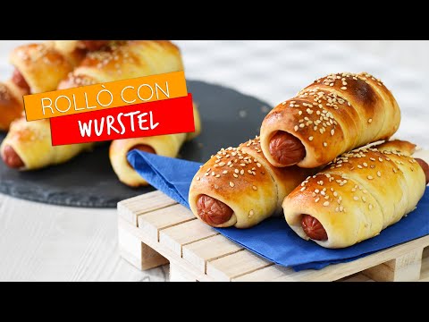 Rollò con wurstel | Ricetta perfetta della Rosticceria siciliana | Ricetta originale