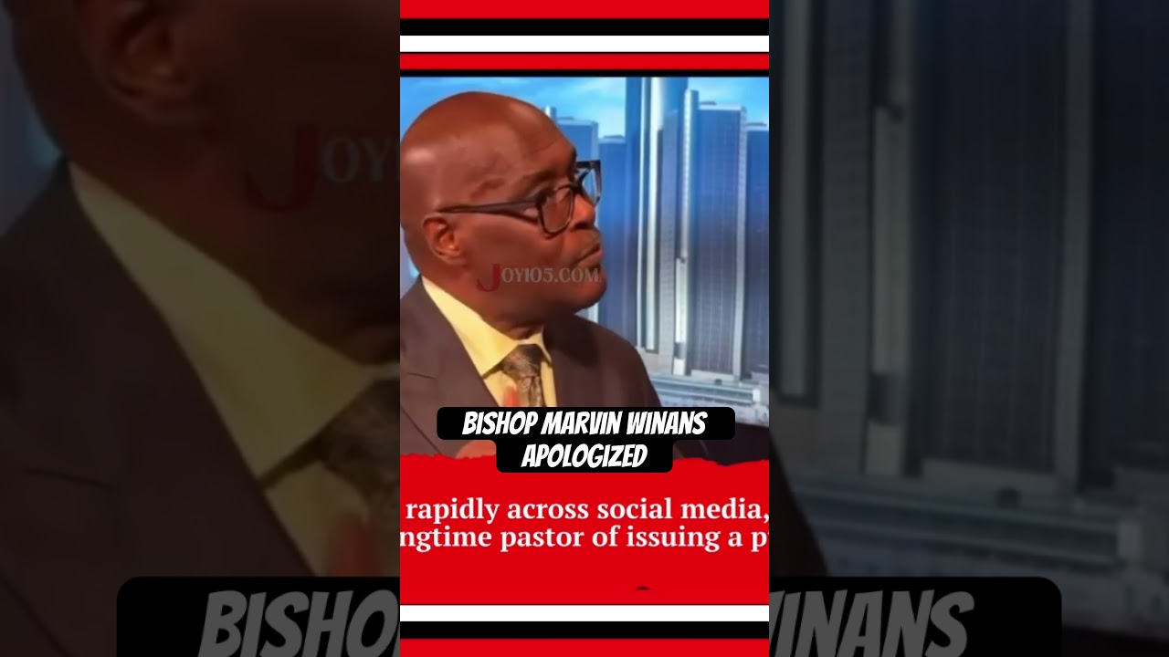 Bishop Winans apologized! #youtube #religion #bishopmarvinwinans #marvinwinans