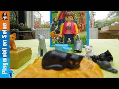 PLAYMOBIL®  - Soigneur avec chats -  6139 - country - 2016 / 2017