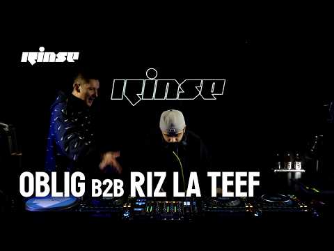 Oblig B2B RIZ LA TEEF | Dubstep, Grime & Techno Set | Rinse FM