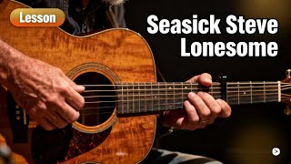Seasick Steve Lesson - So Lonesome I Could Cry Blues Guitar Lesson