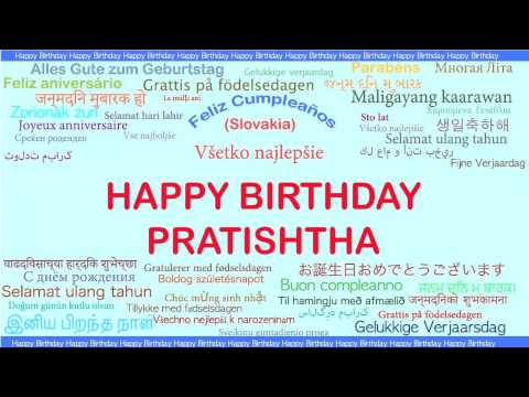 Pratishtha   Languages Idiomas - Happy Birthday