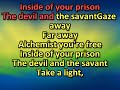 edguy The Devil and the Savant (karaoke) (by request)