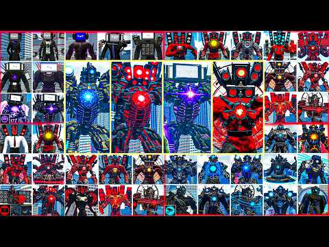 EVOLUTION OF ULTRA BOSS TITAN TV MAN, SPEAKERMAN AND CAMERAMAN VS 1-79 SKIBIDI TOILET BOSSES!