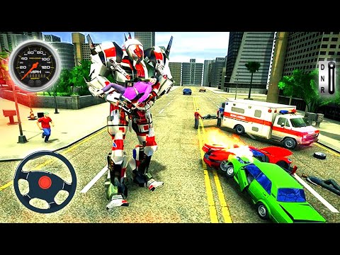 Ambulance City Rescue Robot Transform Best Android Gameplay | BAMG Games