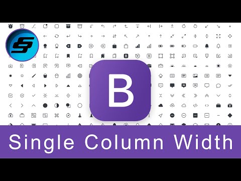 Single Column Width Bootstrap 5 Alpha Responsive Web Development and Design