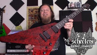 Video thumbnail for Schecter Guitars - V1 Apocalypse Red Reign - Demo by The Rusty Guitarist