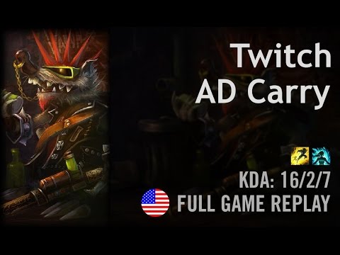 Twitch AD Carry vs Lucian - GodPiglet - NA Challenger Path 5.24