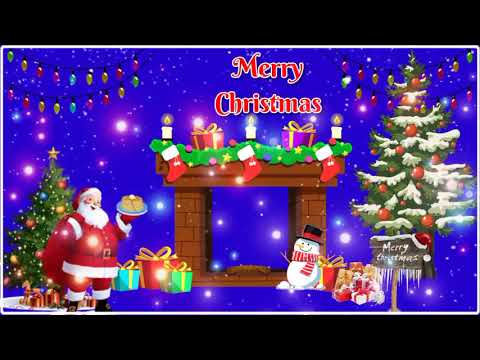 Merry Christmas blue screen video ||  use kinemaster Chroma key editing by SK.