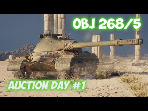 Obj 268/5 - 8 Frags 9.6K Damage - Auction, day #1! - World Of Tanks