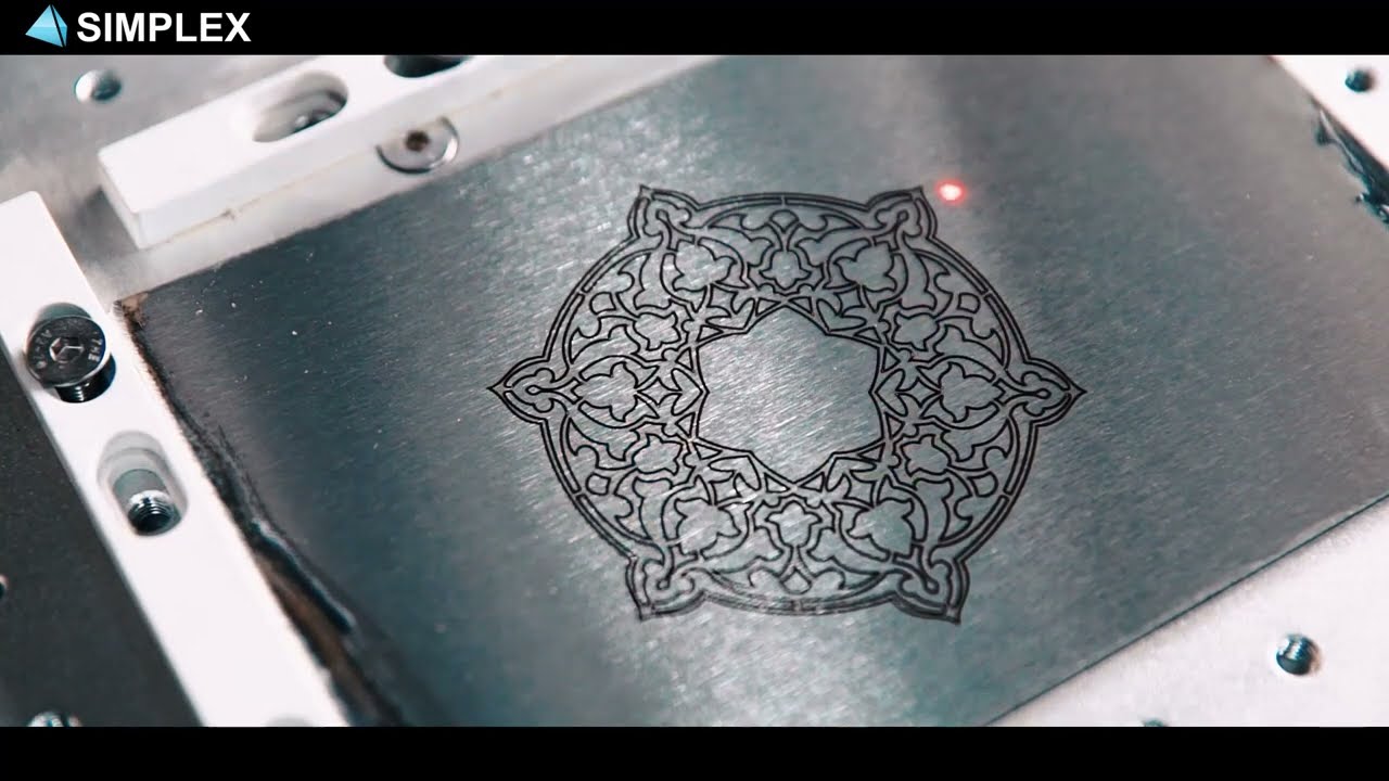 50W Metal Materials Fiber Laser Marking Machine #engraving