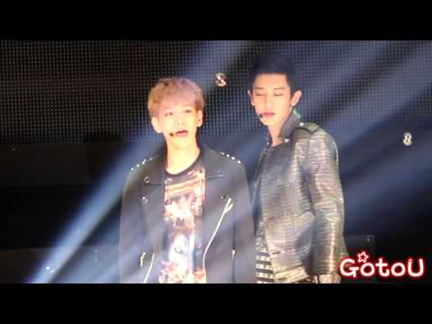 130406 EXO-K - Angel @ Seoul Girls Collection (BaekHyun focus)