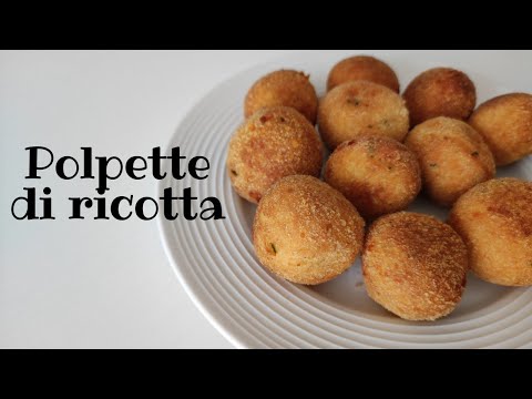 Secondo pronto in pochi minuti. Polpette di ricotta gustosissime.😋