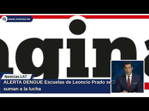 ALERTA DENGUE: Escuelas de Leoncio Prado se suman a la lucha