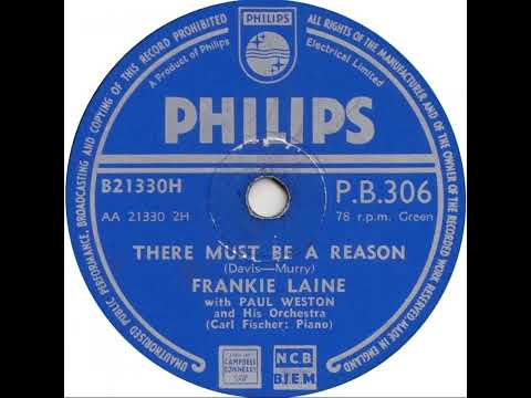 UK New Entry 1954 (58) Frankie Laine - There Must Be A Reason