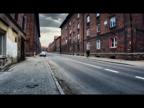 Infamous Districts in Poland. Walking in Świętochłowice, Poland