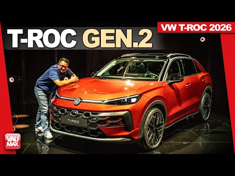 VW T-Roc (2026) 🚗 | Second generation with more space, technology & hybrid