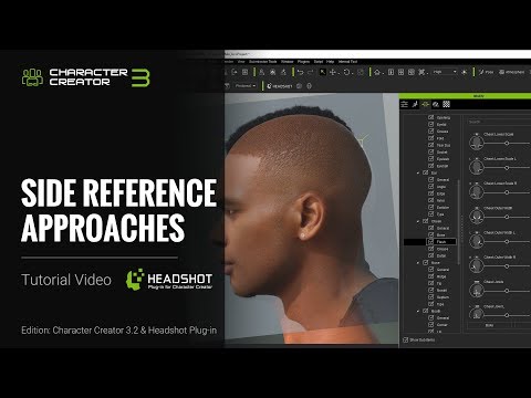 Headshot Plug-in Tutorial - Side Reference Approaches - by 3Dtest