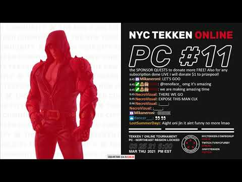 Tekken 7 @ NYCTekken PC Online #11 - Pool Play (Part 1) - TIMESTAMPS [1440p/60fps]