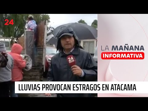 Lluvias provocan estragos en la región de Atacama | 24 Horas TVN Chile
