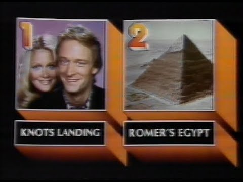 Friday 11th September 1981 BBC2 - Town for Sale - Nine O’Clock News - Knots Landing - Romer’s Egypt
