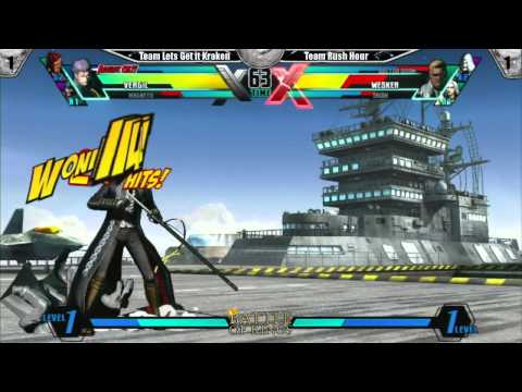 Battle Of Kings: Round 1 - UMVC3 - GRAND FINALS - Team Lets Get It Kraken vs Team Rush Hour
