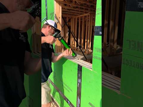 The PERFECT window flashing PREP #newconstruction #windows #perfection