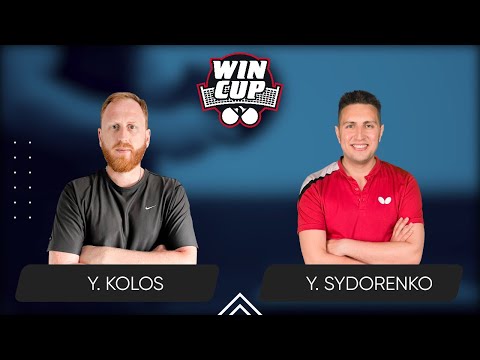 09:00 Yurii Kolos - Yaroslav Sydorenko West 1 WIN CUP 18.07.2024 | Table Tennis WINCUP