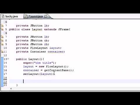 Java Programming Tutorial 83 Flowlayout Youtube
