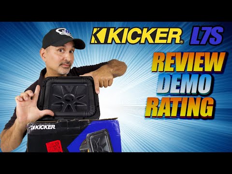 Kicker L7s Square Subwoofers Car Audio Review and Demo. Available in 8\”, 10\”, 12\”, 15\”