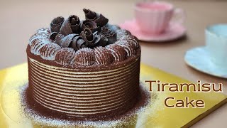 티라미수 케이크 만들기 / 초코 레이디핑거 / The Best Tiramisu Cake /Chocolate Ladyfingers Recipe/ ASMR / 초콜릿 꼬뽀curls