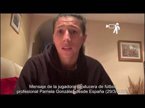 Mensaje de Pamela González desde España