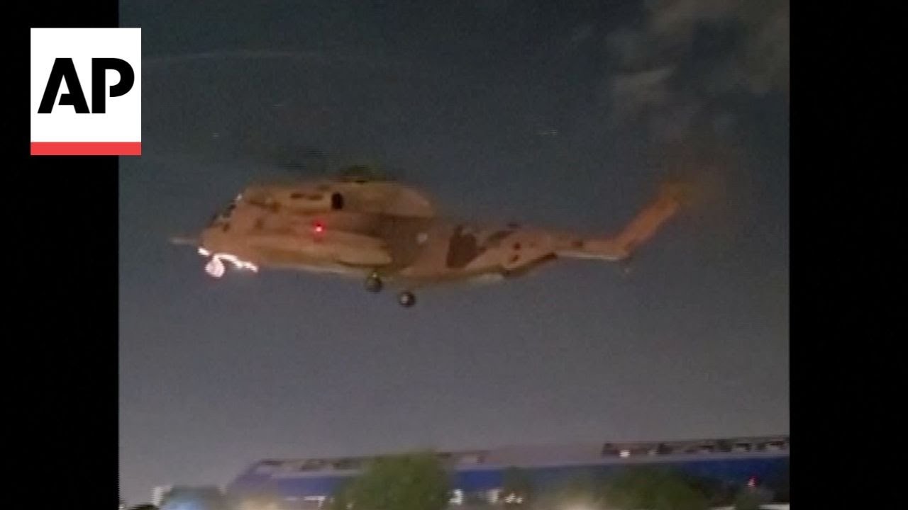 Injured brought to medical centre in Israel as officials say at least 40 hurt in drone strike