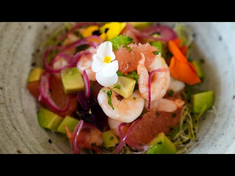 Cette salade fraîche crevettes, avocat et agrumes est top et pleine de vitamines