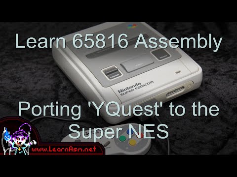 Yquest SNES Specific code -Lesson YQuest10