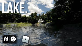 A Lake with Roblox Players | Lake Showcase